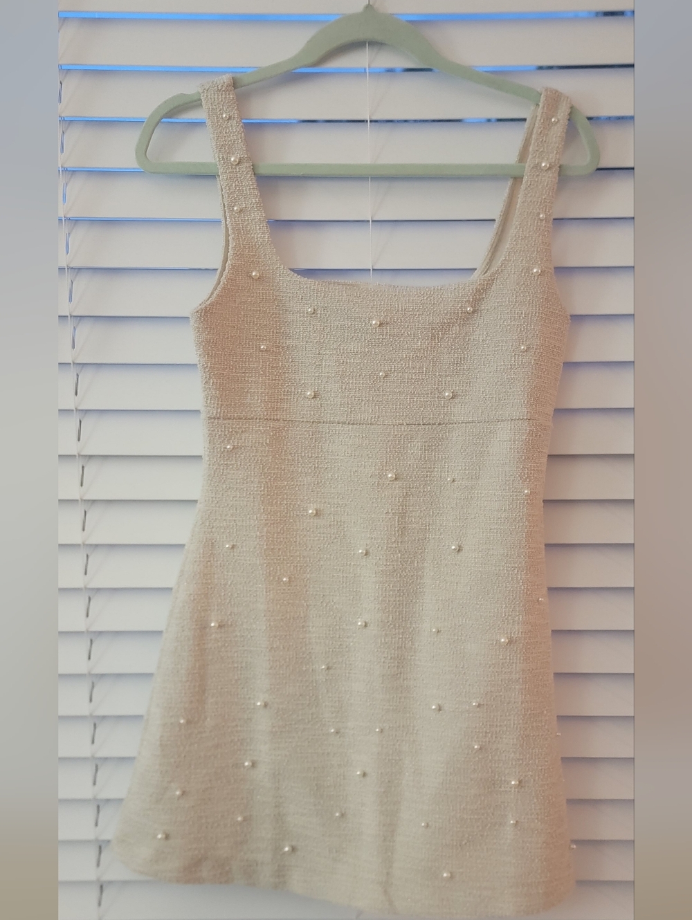 Bead Studded Bouclé Dress - Picture 3 of 6